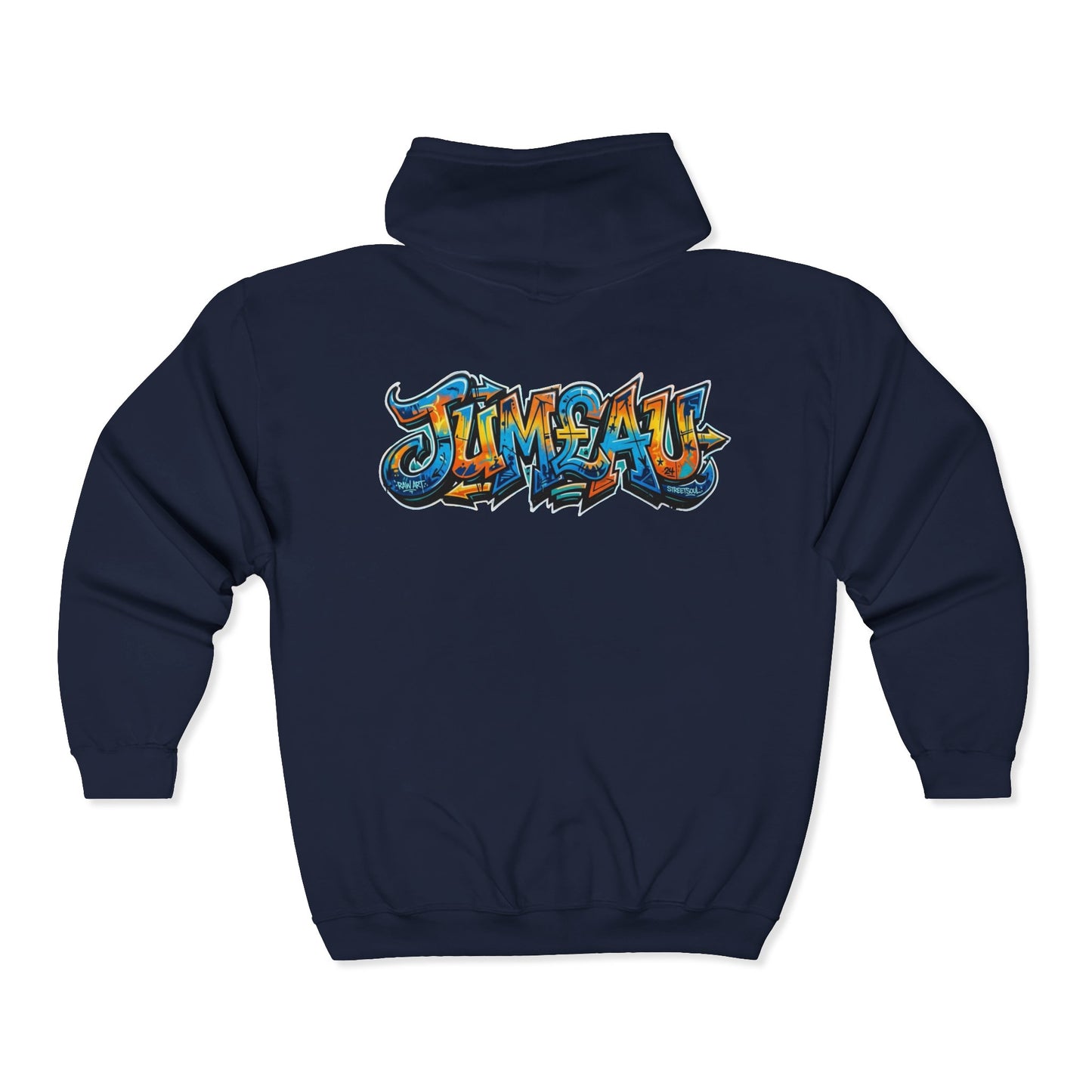 Graffiti Jum£au Zip Hoodie