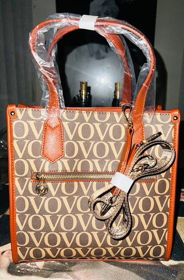 Valentino Orlandi "VOVO" Tote Bag/Crossbody – Brown