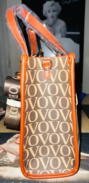 Valentino Orlandi "VOVO" Tote Bag/Crossbody – Brown