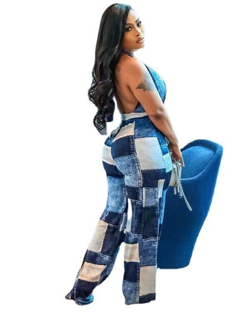 Got 2 Admit this is It!!! Patchy Wide Leg Jumpsuits IAMQUEEN FASHION