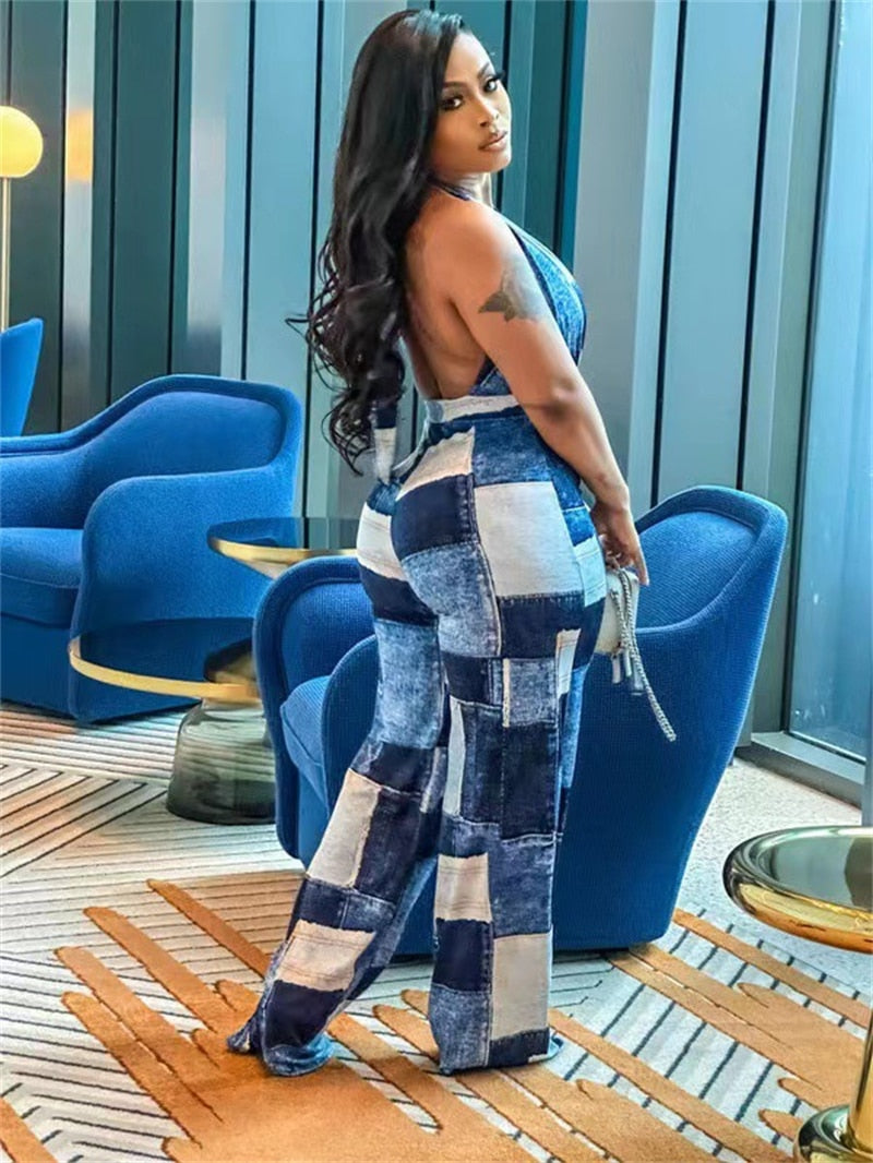 Got 2 Admit this is It!!! Patchy Wide Leg Jumpsuits IAMQUEEN FASHION