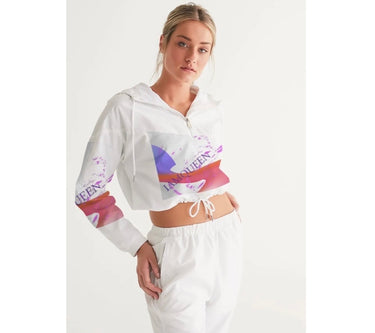 IAMQUEEN Women’s Cropped Windbreaker IAMQUEEN FASHION