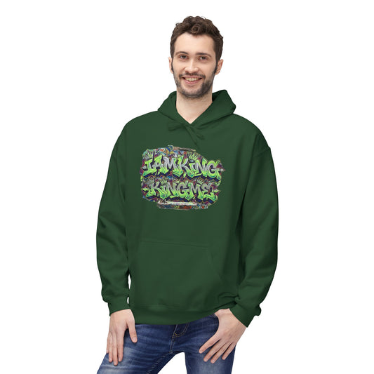 Jum£au — "Living on the Edge"  Graphic Hoodie