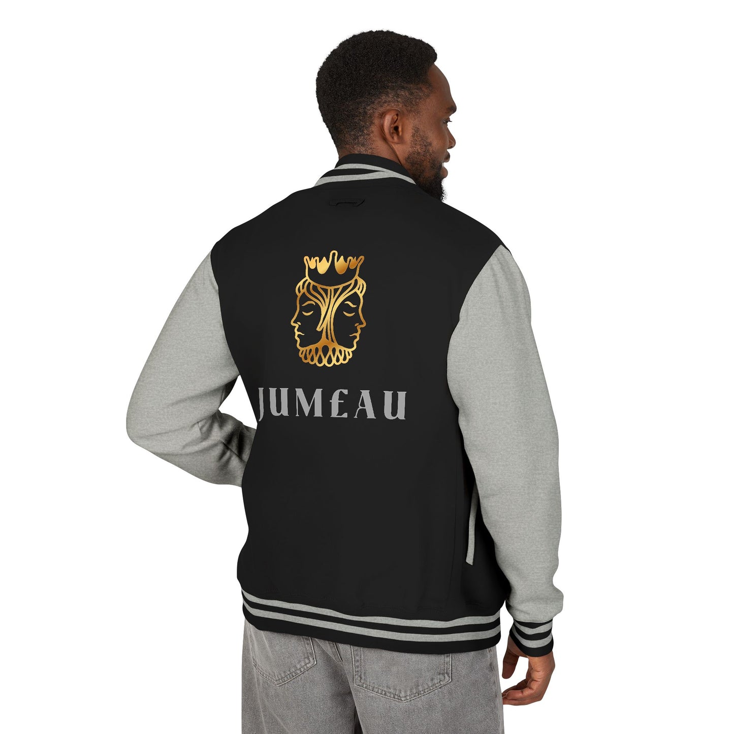 Letterman Jacket — Jum£au Gold Crest Varsity Jacket