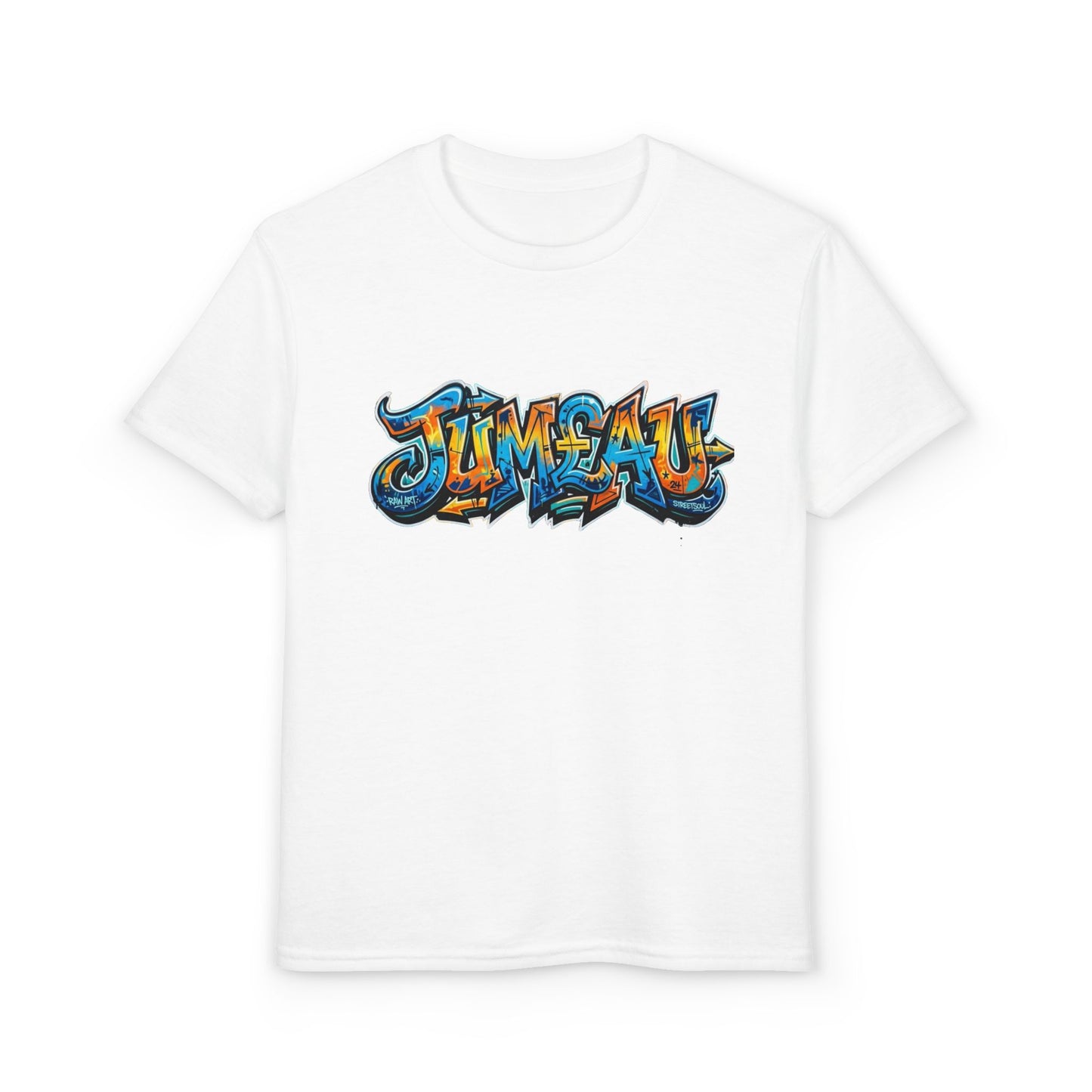 Youth T-Shirt — Colorful Graffiti 'Jum£au Street Art Tee