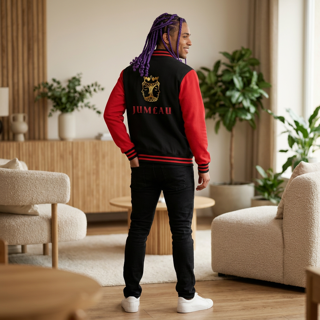 Letterman Jacket — Jum£au Gold Crown Varsity Jacket