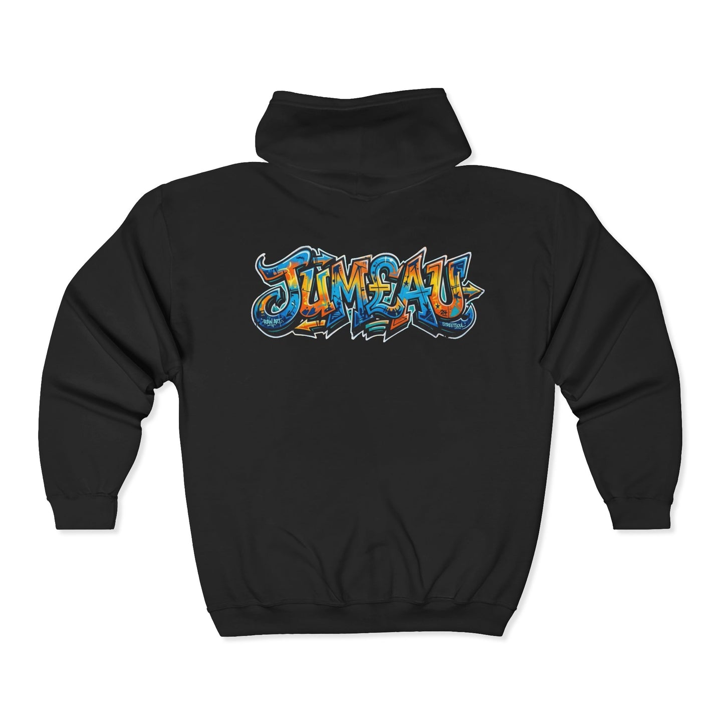 Graffiti Jum£au Zip Hoodie
