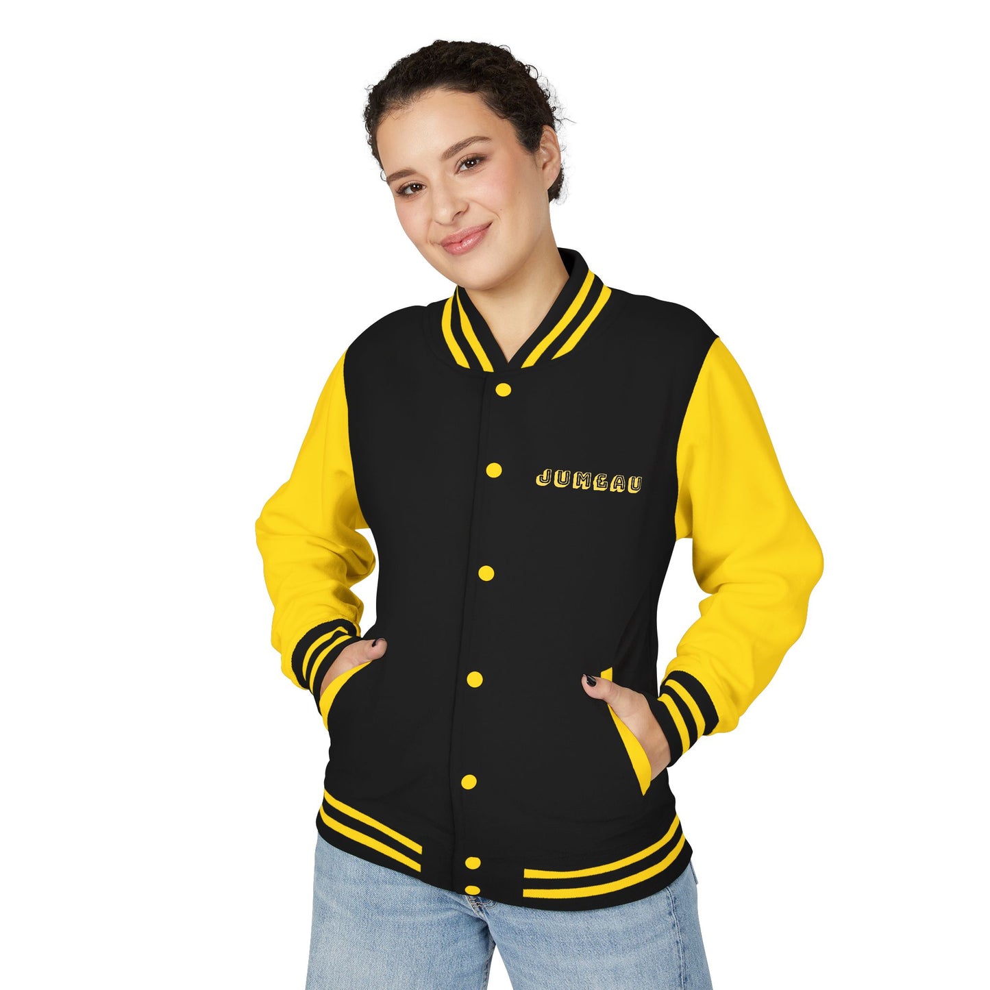 Jum£au Lion Crest Letterman Jacket