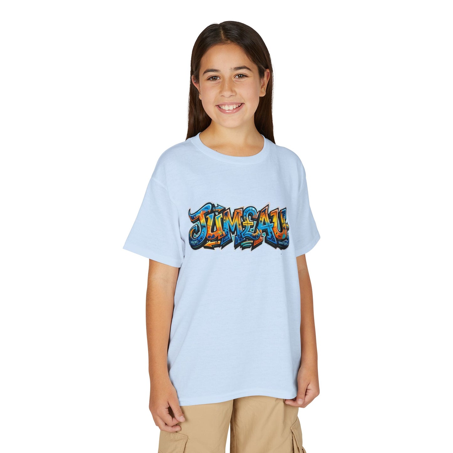 Youth T-Shirt — Colorful Graffiti 'Jum£au Street Art Tee