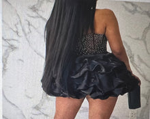 Load image into Gallery viewer, All About the Benjamin&#39;s Rhinestone Mesh Dress IAMQUEEN FASHION
