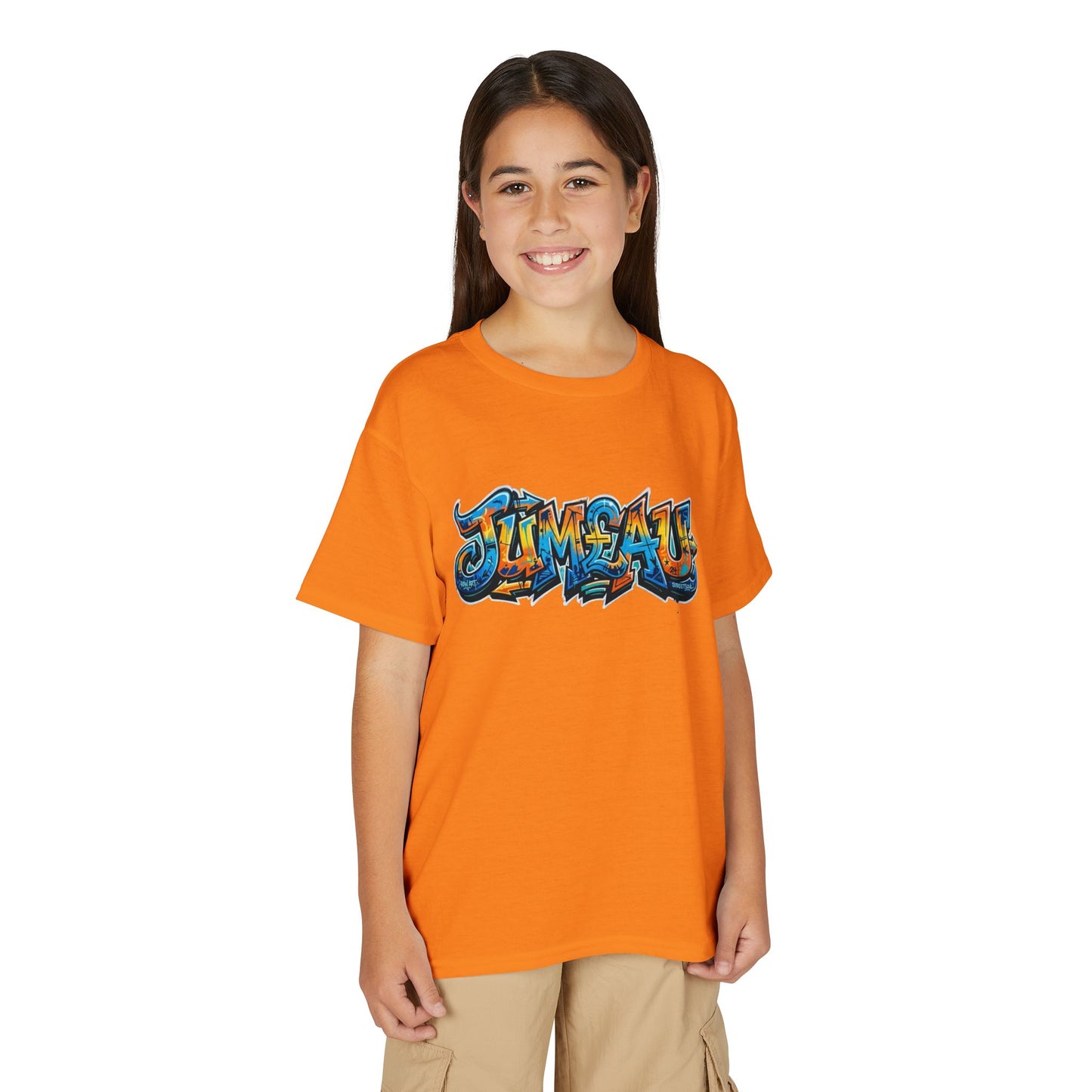 Youth T-Shirt — Colorful Graffiti 'Jum£au Street Art Tee