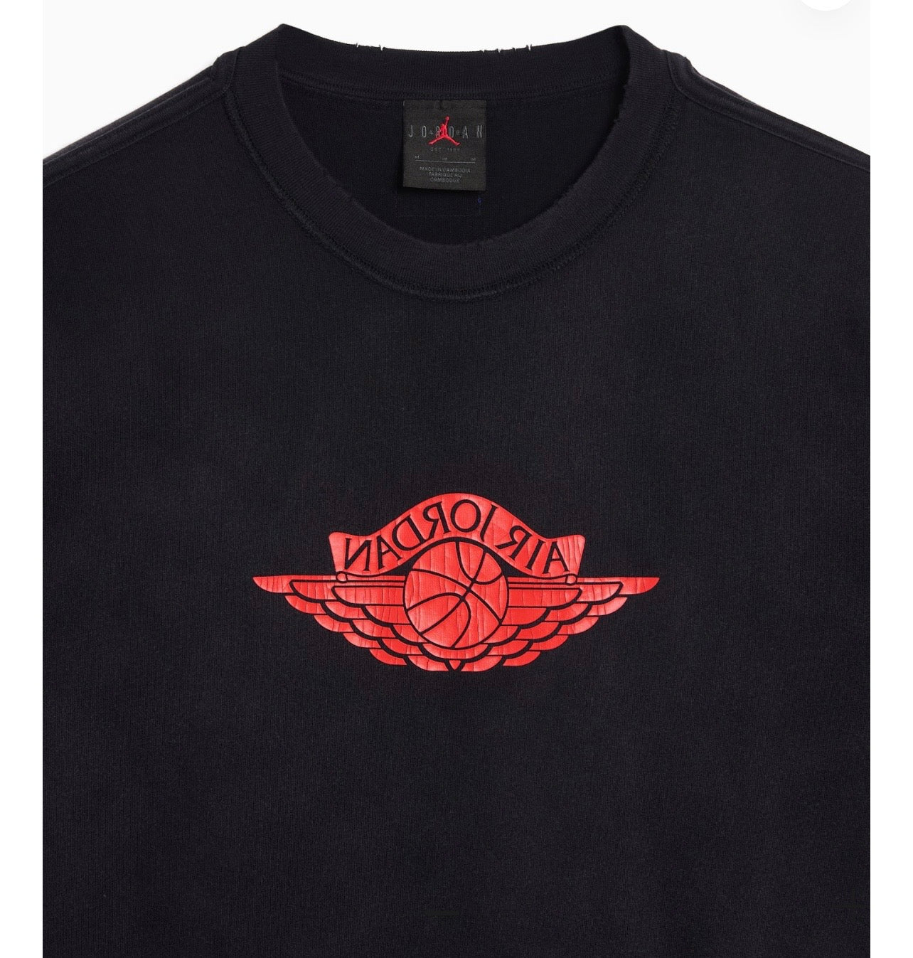 Jordan Rare Air Tee -
'Black/Chile Red'