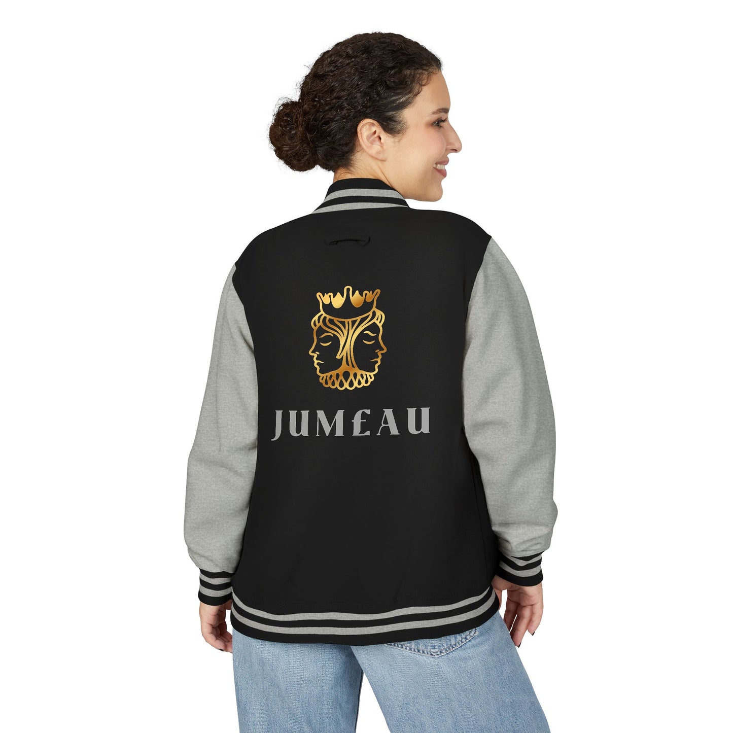Letterman Jacket — Jum£au Gold Crest Varsity Jacket