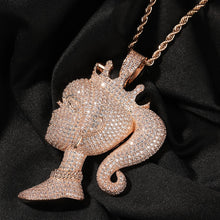 Load image into Gallery viewer, Crown Icy Girl Pendant Necklace IAMQUEEN FASHION

