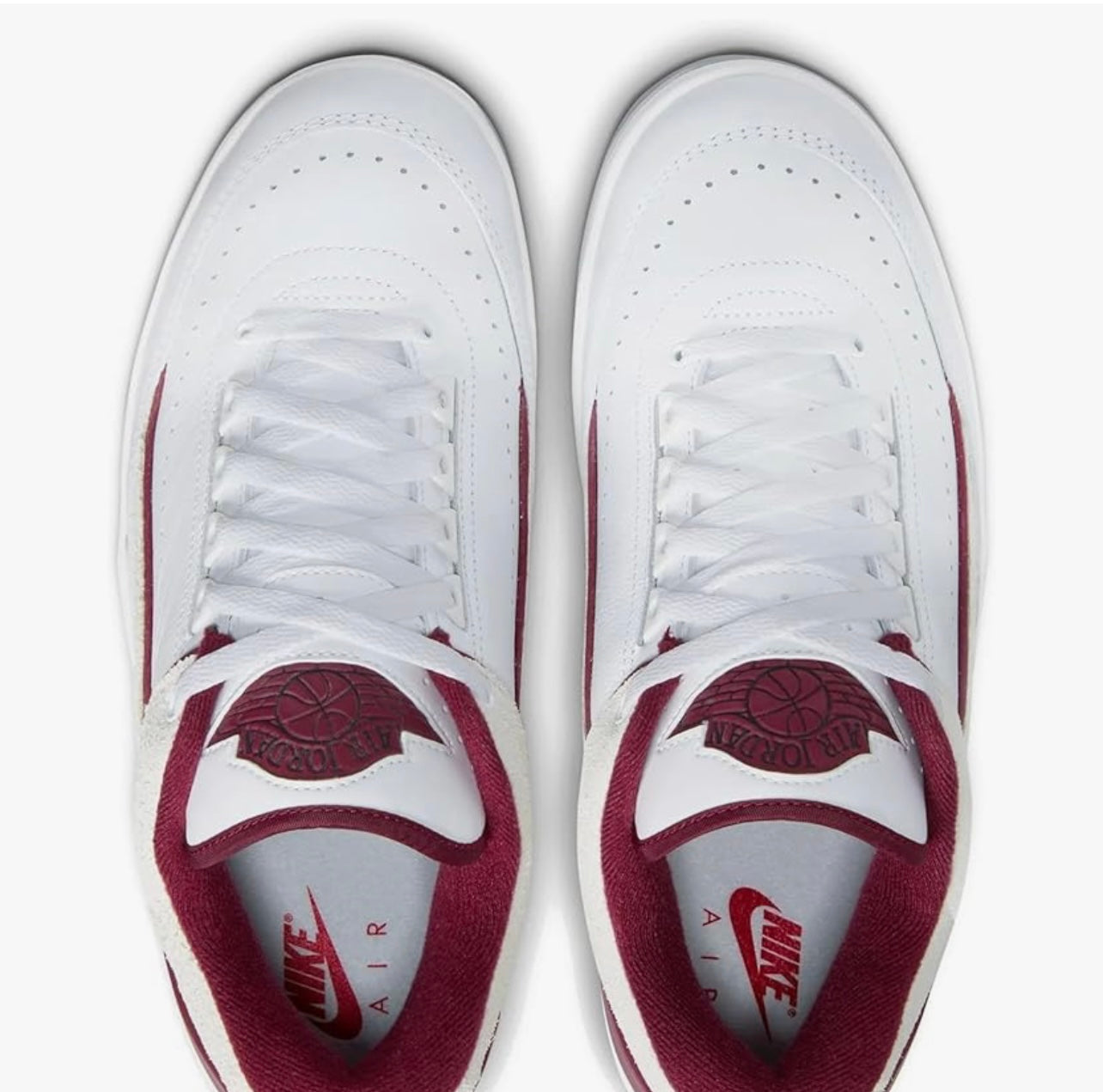 Nike Air Jordan 2 Retro Low Mens Basketball Trainers