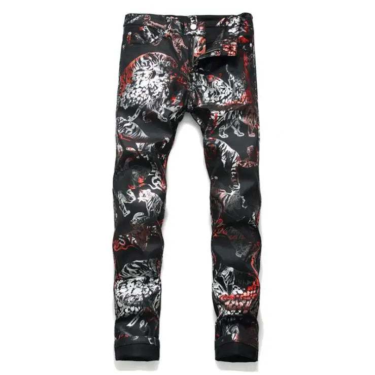 2 the Extreme 3D Graffiti Jeans