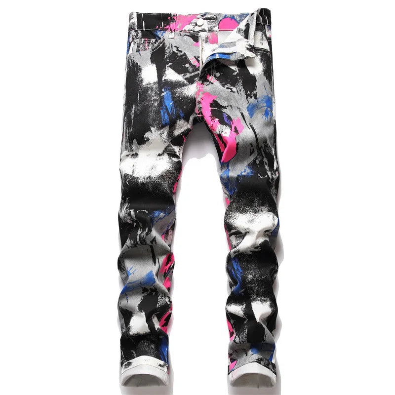 2 the Extreme 3D Graffiti Jeans