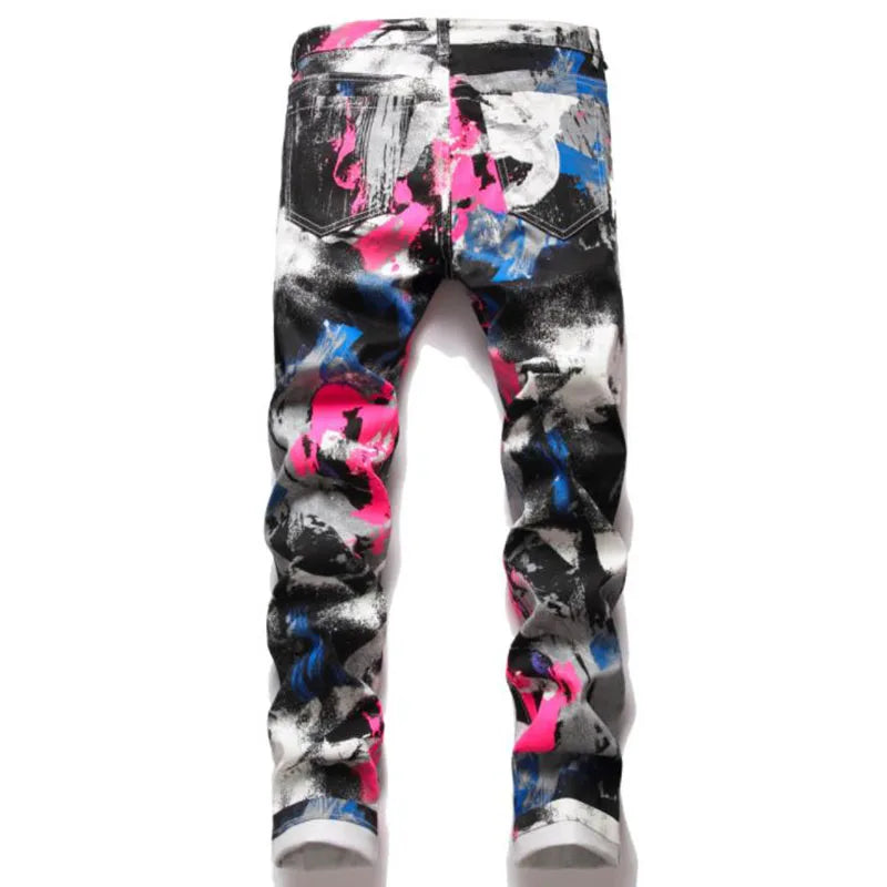 2 the Extreme 3D Graffiti Jeans