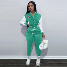 Load image into Gallery viewer, We Balling or What? Baseball 2 Piece Set Tracksuits IAMQUEEN FASHION
