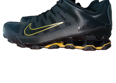Nike Reax 8 TR Mesh 'Black Metallic Gold' Men's Sneakers - Size 14