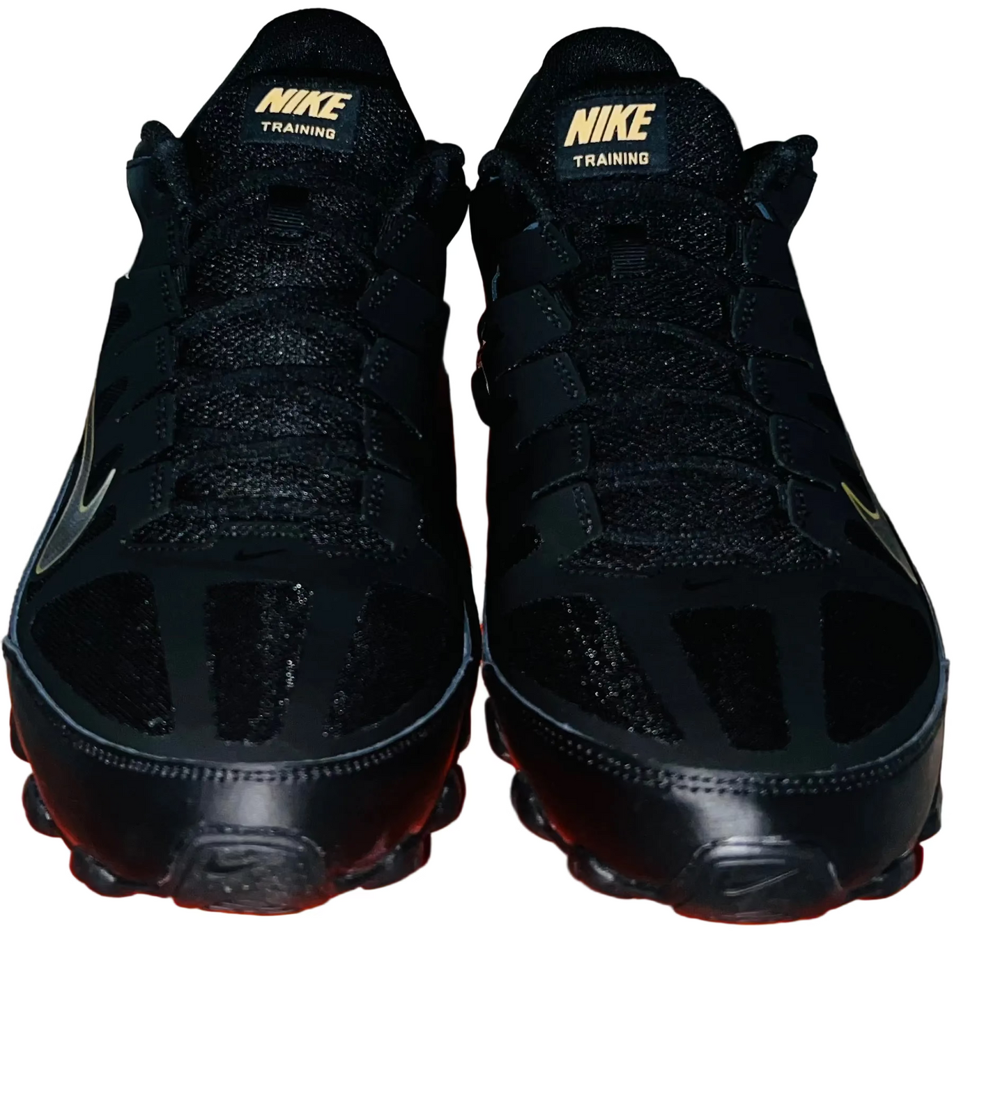 Nike Reax 8 TR Mesh 'Black Metallic Gold' Men's Sneakers - Size 14
