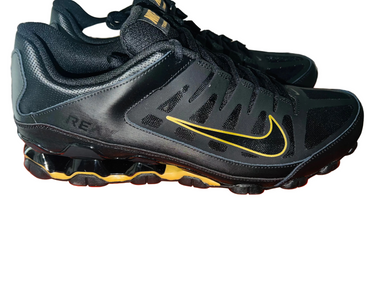 Nike Reax 8 TR Mesh 'Black Metallic Gold' Men's Sneakers - Size 14