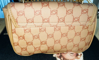 Bebe Almond Leilani Printed Shoulder Bag