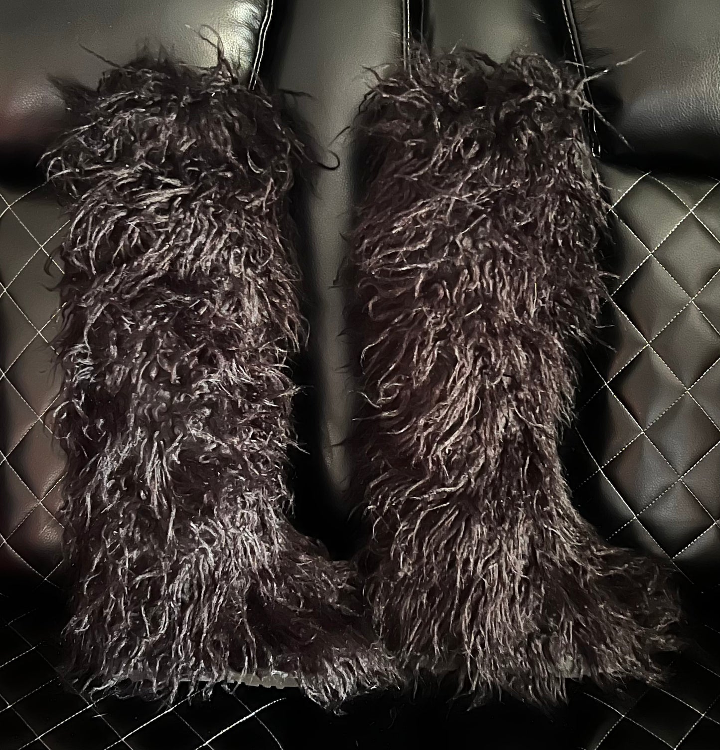 Furry Boots - Women's Cozy Winter Footwear