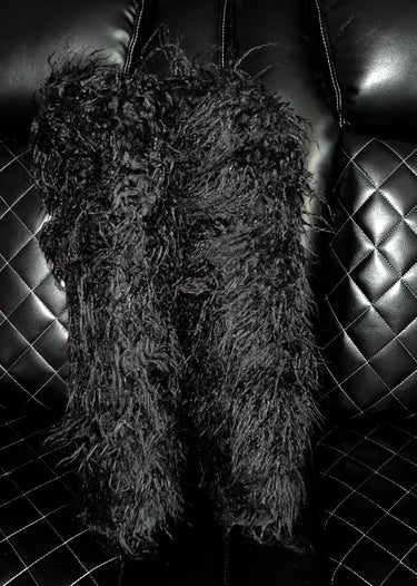 Furry Boots - Women's Cozy Winter Footwear