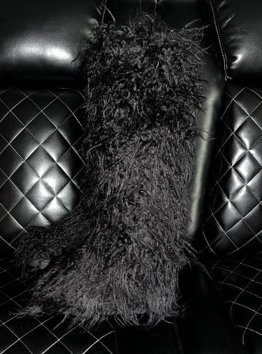 Furry Boots - Women's Cozy Winter Footwear