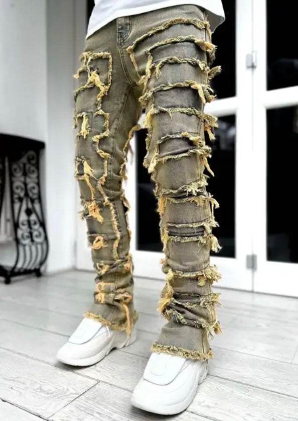Dazzle a Lil Bit Men Jeans IAMQUEEN FASHION