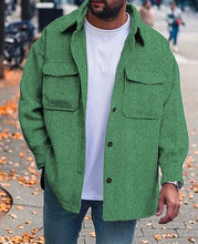 Charger l&#39;image dans la galerie, Coat Men Polo Collar Top Men Fashion Work Clothes IAMQUEEN FASHION
