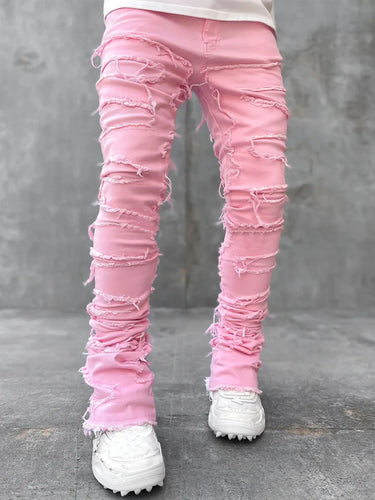 Stacked in Your Favor Jeans IAMQUEEN FASHION