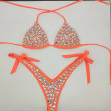 Load image into Gallery viewer, Wet Bling 2 Piece Rhinestone Bikini Set IAMQUEEN FASHION
