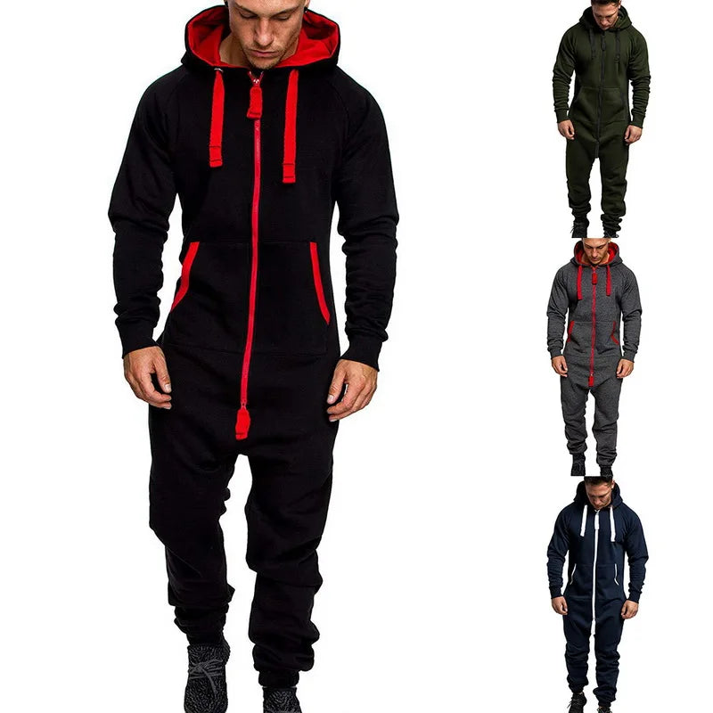 Ready 2 Rumble!!! Hooded Plush Camouflage Jumpsuit