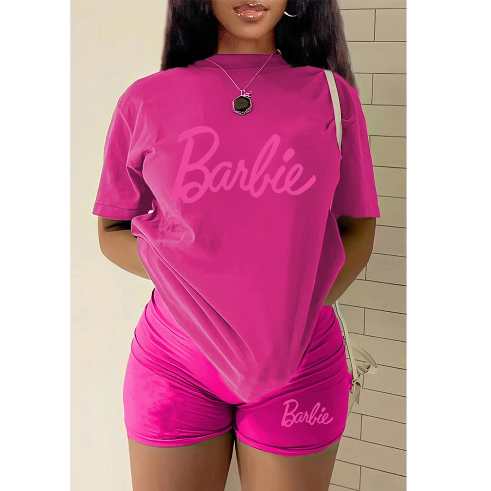 Barbie T-Shirt 2 Piece Set IAMQUEEN FASHION