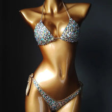 Load image into Gallery viewer, Wet Bling 2 Piece Rhinestone Bikini Set IAMQUEEN FASHION

