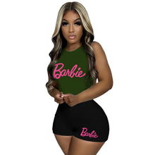 Cargar imagen en el visor de la galería, Sexy Barbie Vest 2Pcs Shorts Set IAMQUEEN FASHION
