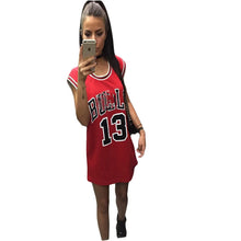 Load image into Gallery viewer, Basketball Sleeveless Mini Dress IAMQUEEN FASHION
