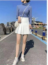 Load image into Gallery viewer, Undefeated Pleated High Waist Sexy Mini Skirts IAMQUEEN FASHION
