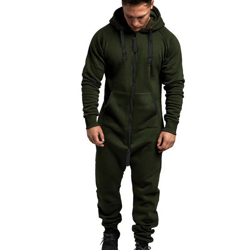 Ready 2 Rumble!!! Hooded Plush Camouflage Jumpsuit