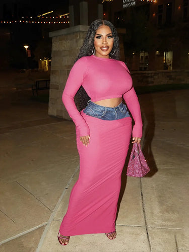 Unique Part Jean Mean 2 Piece Set IAMQUEEN FASHION