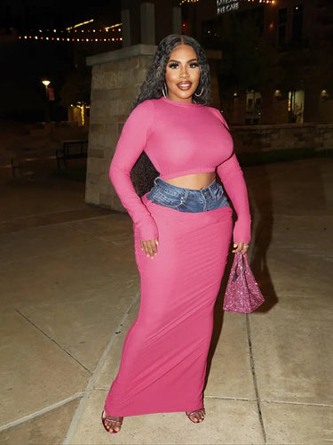 Unique Part Jean Mean 2 Piece Set IAMQUEEN FASHION