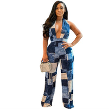 Load image into Gallery viewer, Got 2 Admit this is It!!! Patchy Wide Leg Jumpsuits IAMQUEEN FASHION
