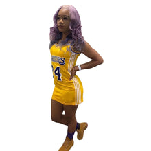 Cargar imagen en el visor de la galería, Basketball Sleeveless Mini Dress IAMQUEEN FASHION
