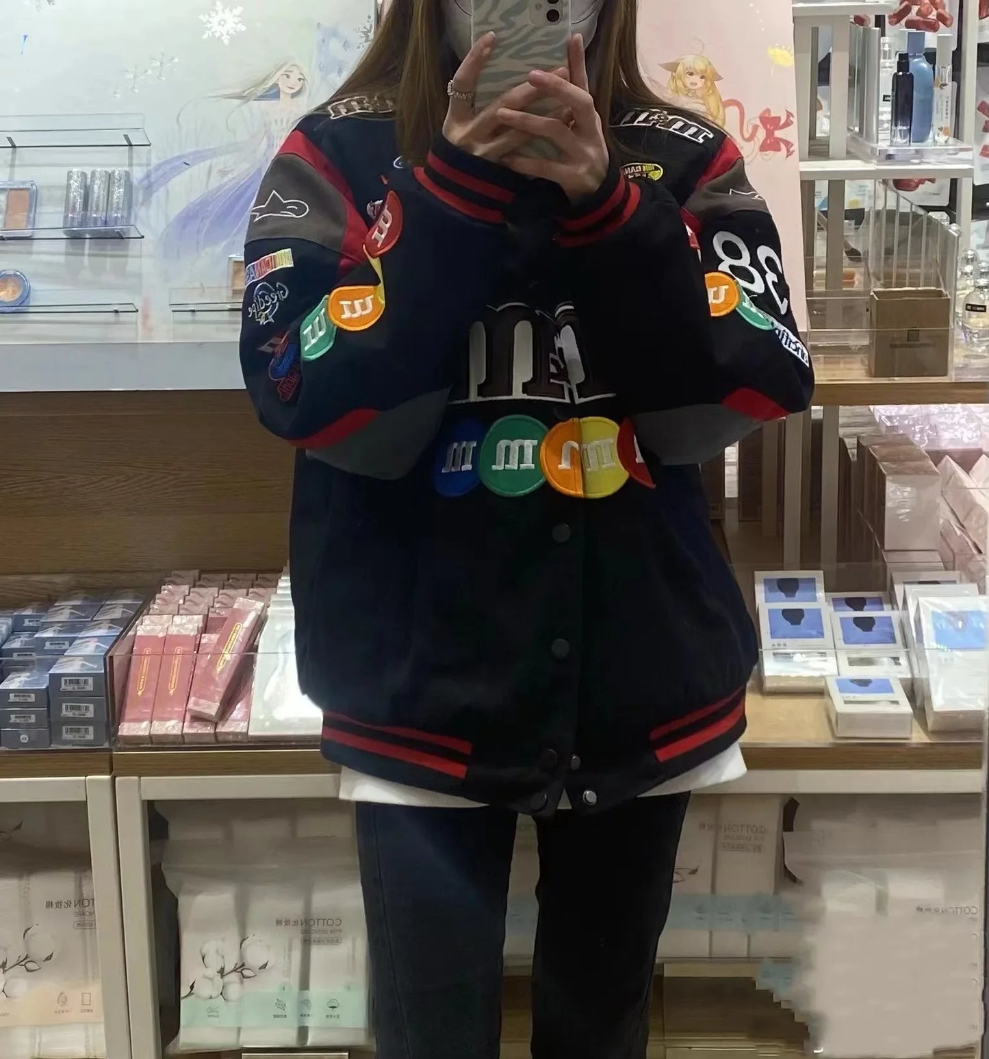 Embroidery Jacket that Makes You Want M&M