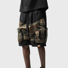 Load image into Gallery viewer, Multi Pocket Camo Cargo Shorts For Men IAMQUEEN FASHION
