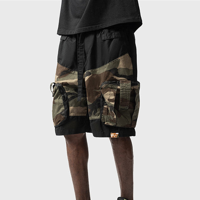 Multi Pocket Camo Cargo Shorts For Men IAMQUEEN FASHION