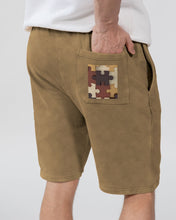 Cargar imagen en el visor de la galería, The Puzzle Of Brown Pieces Vintage Shorts IAMQUEEN FASHION 
