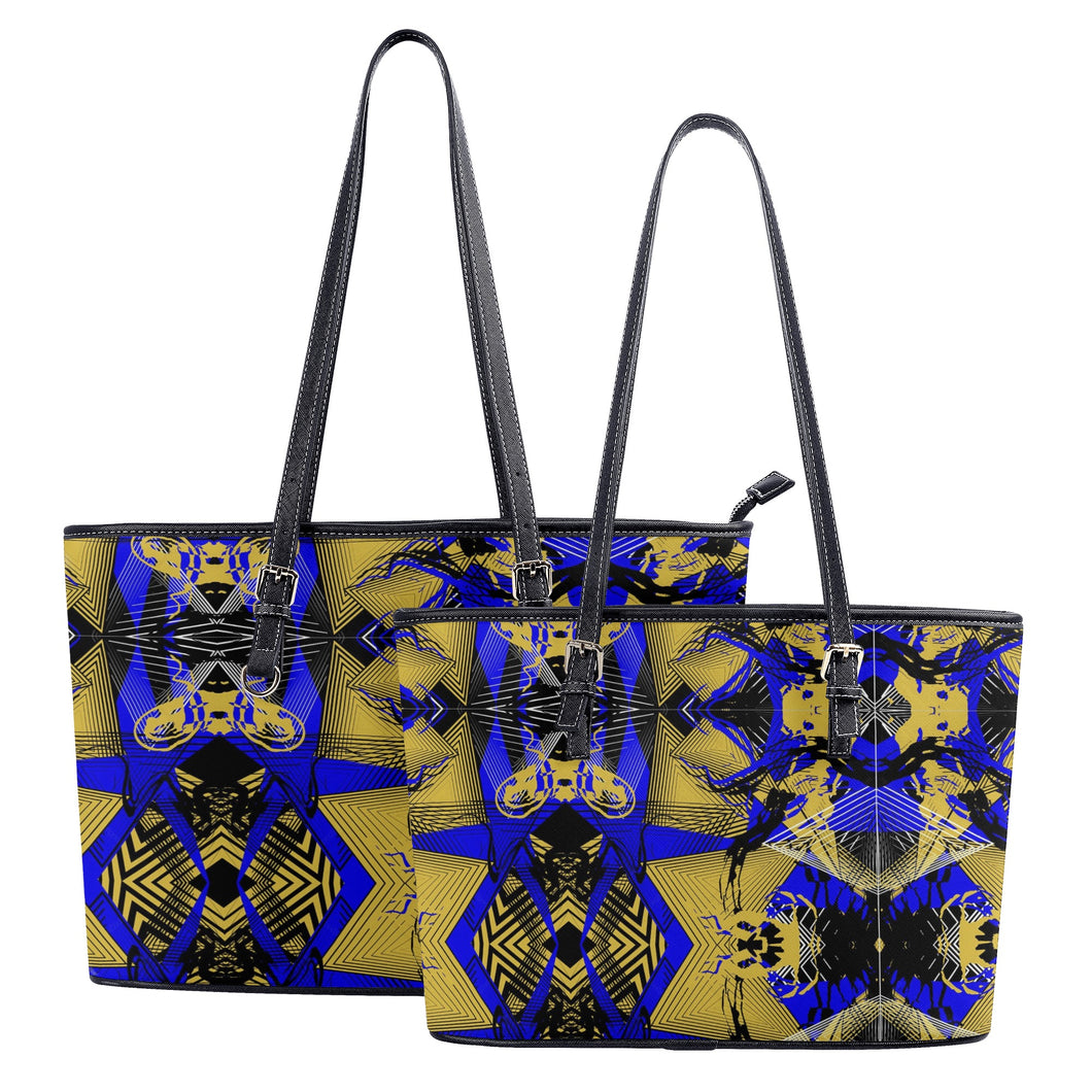 Midnight Hour Leather Tote Bags IAMQUEEN FASHION